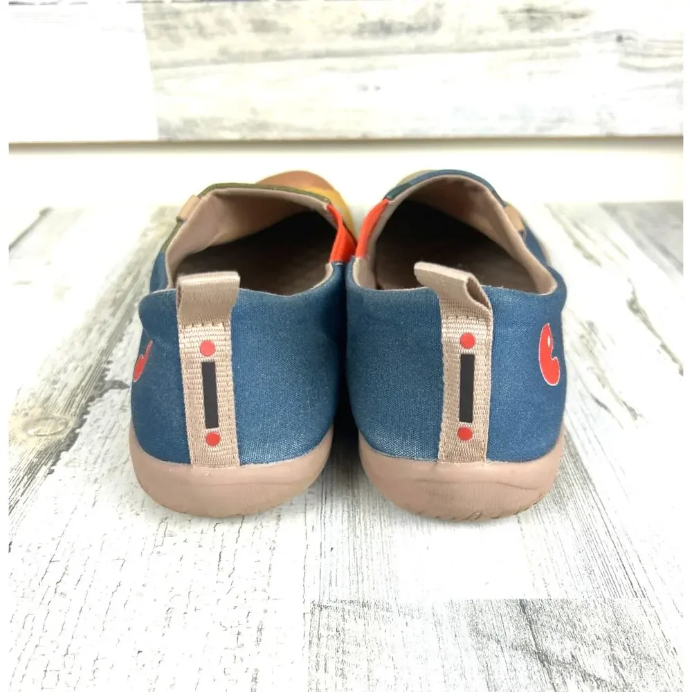 UIN Mens 9 Multi-Color Molandi Loafers Lightweight Casual Slip-On Travel Shoes